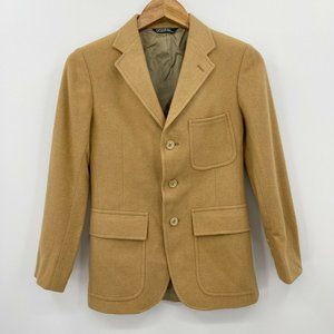 Polo Ralph Lauren Vintage Camel Color Tan Sport Coat Jacket Blazer